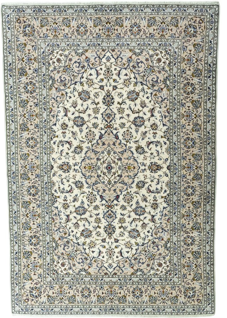 Kashan Tappeto persiano 300x200 Beige (Iran) Annodato A Mano