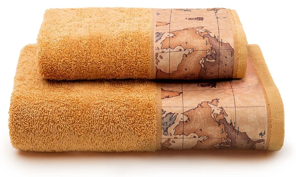 Asciugamano con Ospite in Cotone Geo Classic Standard