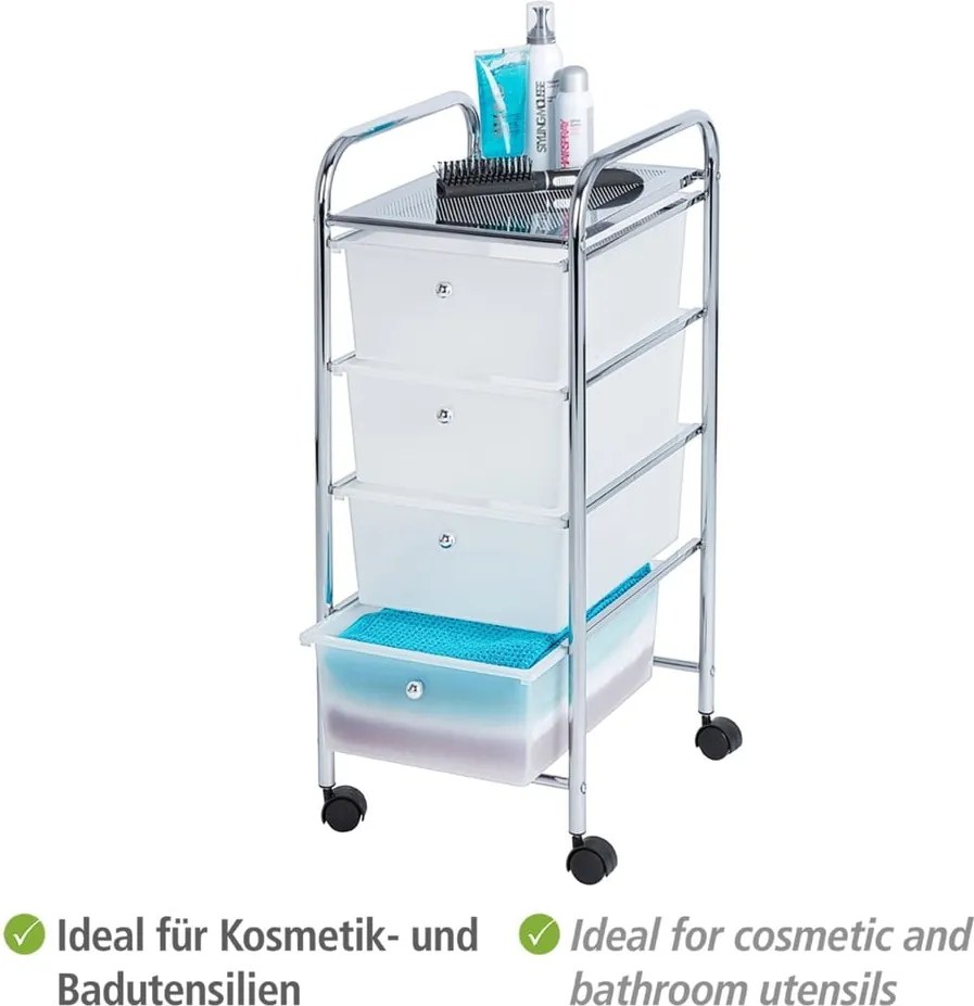 Mensola mobile da bagno con 4 cassetti Messina Messian - Wenko