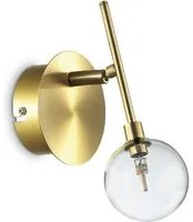 Applique Moderna Maracas Metallo Ottone 1 Luce 2W 3000K Luce Calda