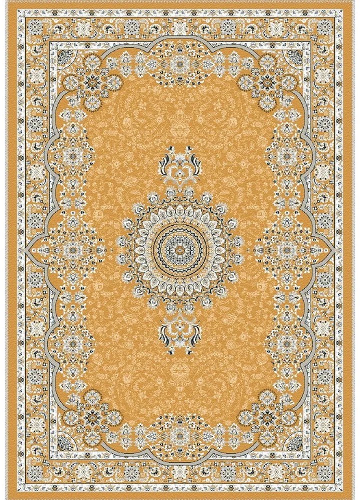 Tappeto giallo Luka, 50 x 80 cm - Vitaus