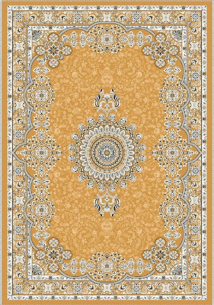 Tappeto giallo Luka, 80 x 150 cm - Vitaus