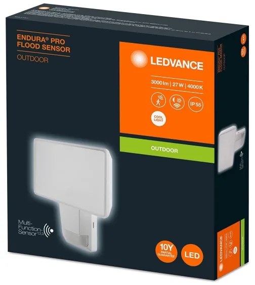 Ledvance - Riflettore da esterno a LED con sensore FLOOD LED/27W/230V IP55