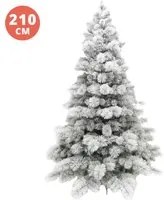 Albero Natale 210 cm innevato Snowbird