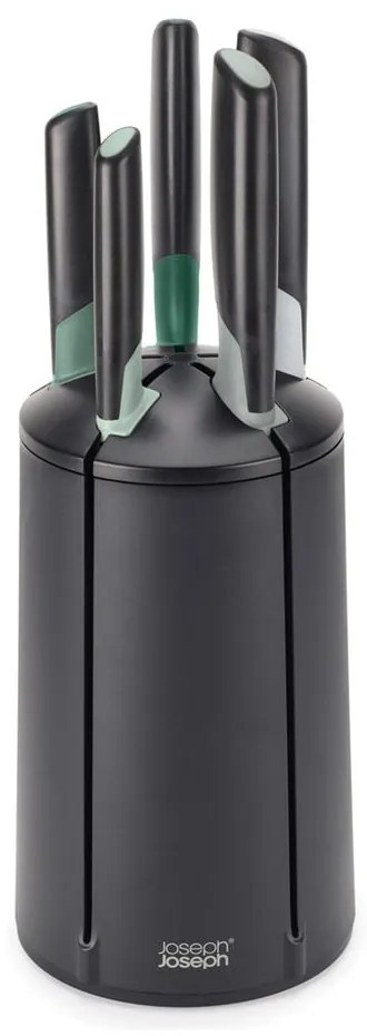 Set di 5 coltelli in acciaio inox con supporto rotante Elevate - Joseph Joseph