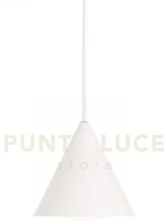 A-line sospensione in metallo bianco 1 luce attacco gu10 d.13cm