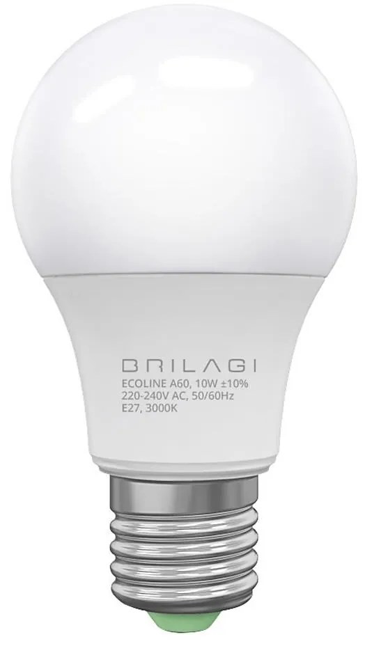 Lampadina LED ECOLINE A60 E27/10W/230V 3,000K - Brilagi