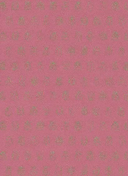 Eijffinger Carta da parati Lady Bug - Rosa Hell Gold