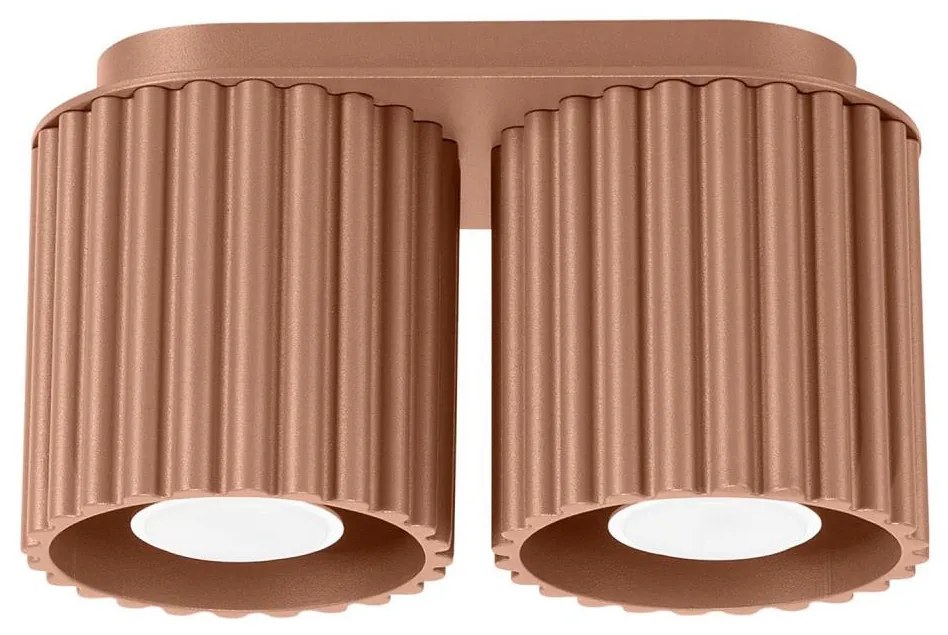 Sollux SL.1805 - Faretto AURA 2xGU10/10W/230V marrone