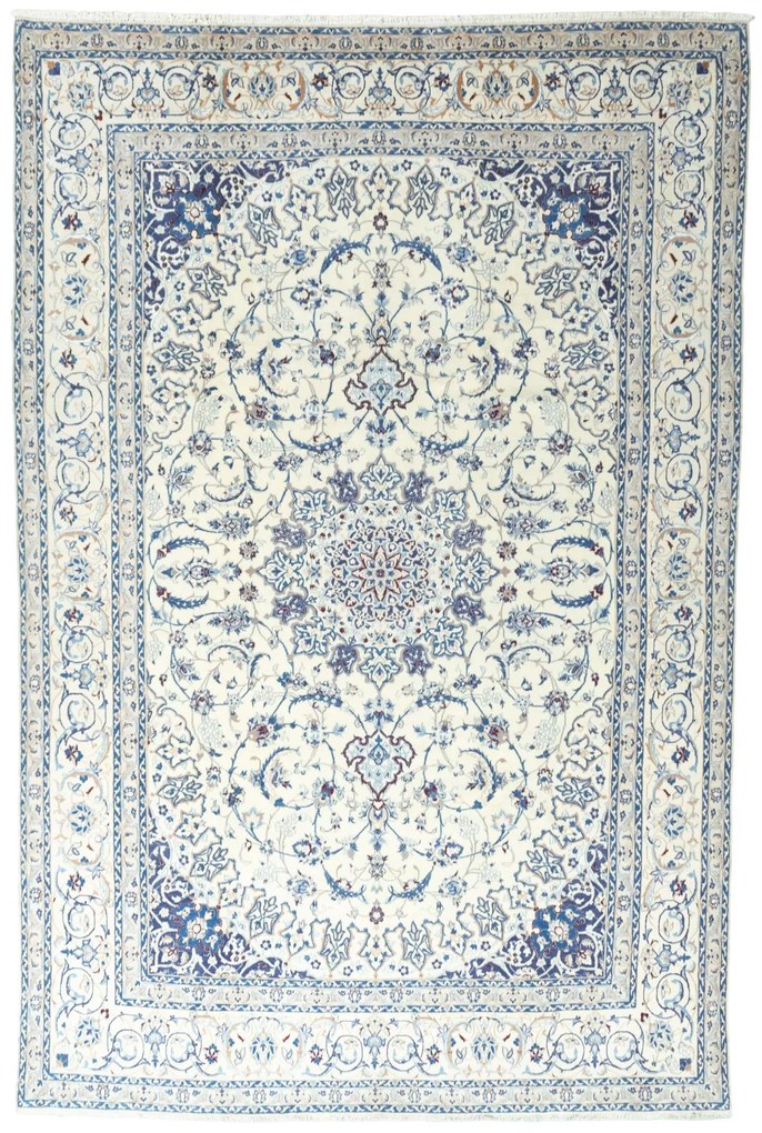 Nain Tappeto persiano 240x370 Beige (Iran) Annodato A Mano