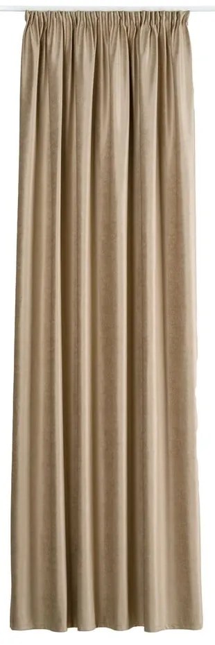 Tenda in velluto beige 140x260 cm Novara - Mendola Fabrics