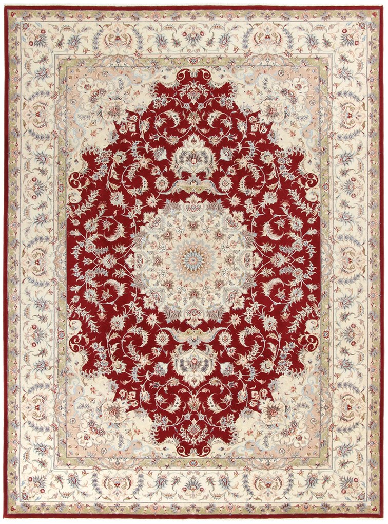 Tabriz Tappeto persiano 340 x 250 (Iran) Annodato A Mano