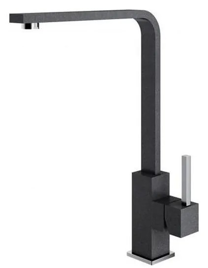 ALVEUS 1136742 - Rubinetto per lavello AFRA 32,3 cm granito/nero