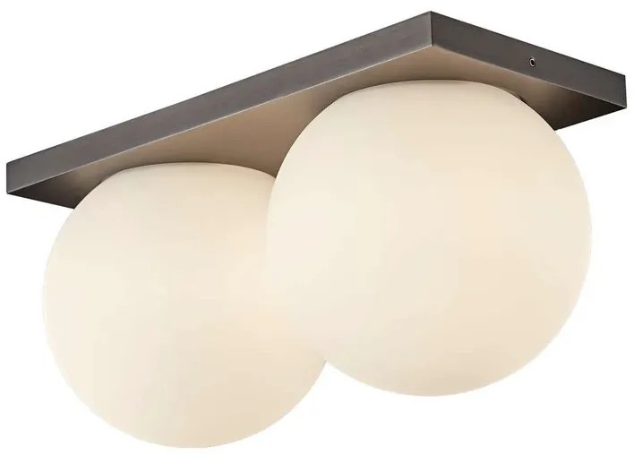 Palla C2135 LED Plafoniera  Dim-to-Warm Opale/Titanium - Antidark