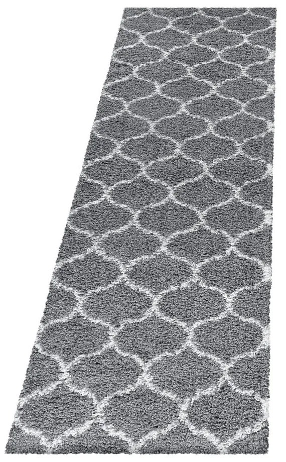 Passatoia grigio 80x250 cm Salsa - Ayyildiz Carpets