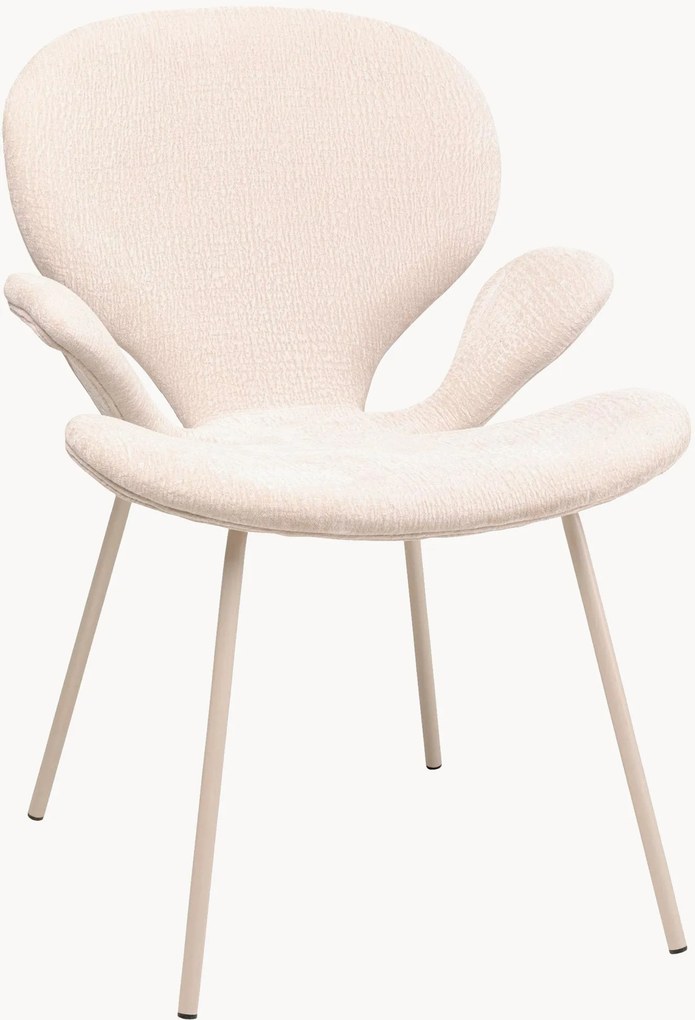 Set di 2 sedie imbottite con braccioli Blossom