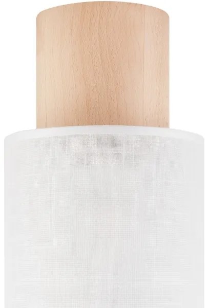 Plafoniera ARI 1xE27/60W/230V d. 16 cm bianco