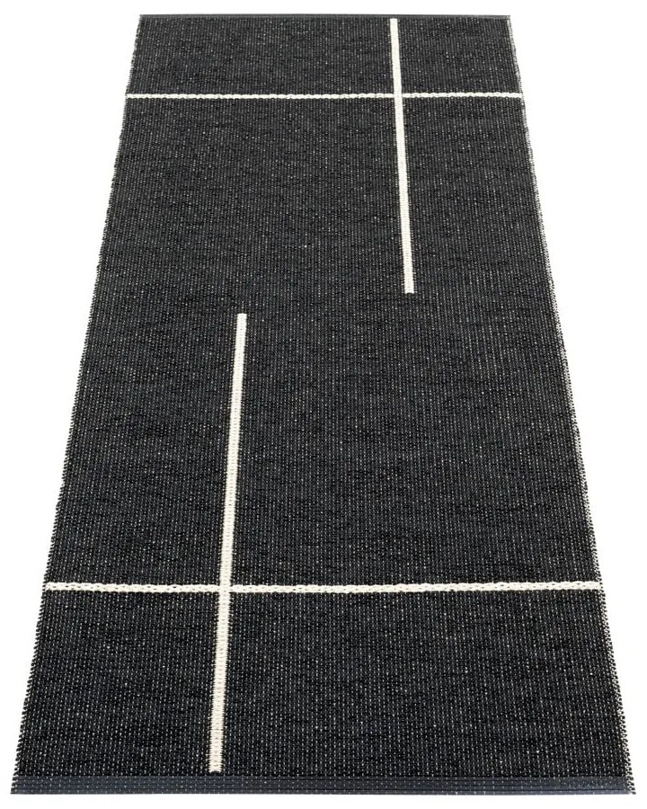 Passatoia da interno/esterno nera 70x180 cm Fred Black – Pappelina