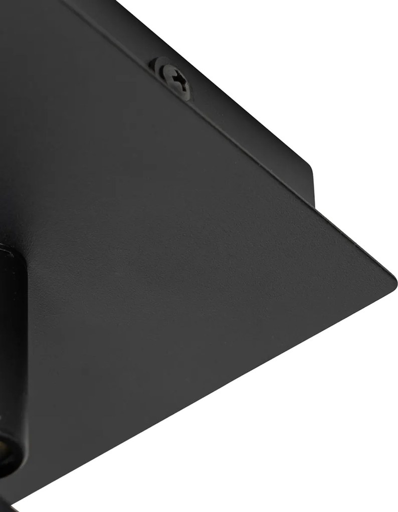 Faretto da bagno nero quadrato IP44 con Wifi GU10 incluso - Ducha