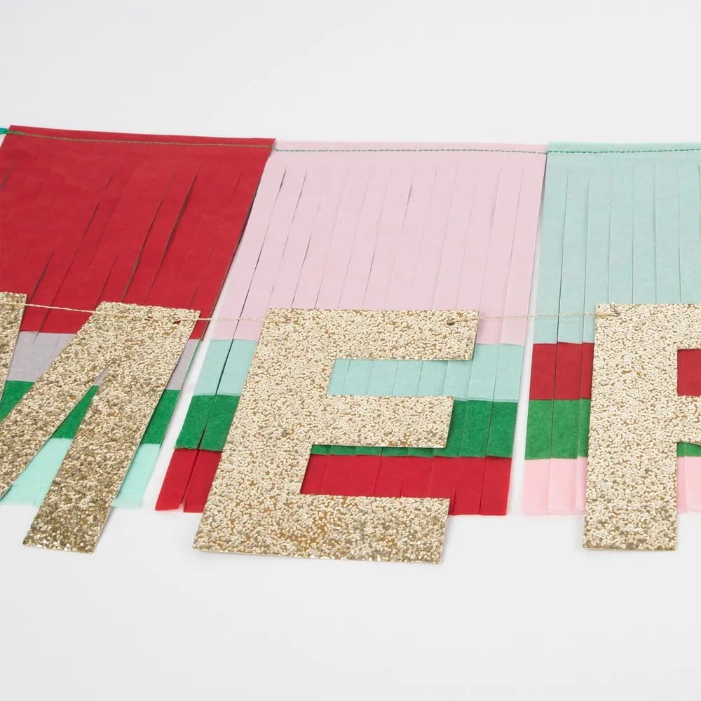 Ghirlanda con motivo natalizio Mery Christmas - Meri Meri