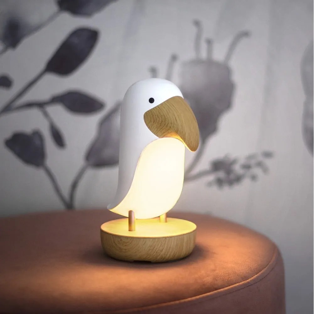 Luce notturna per bambini a LED bianco-marrone Toucan - Star Trading