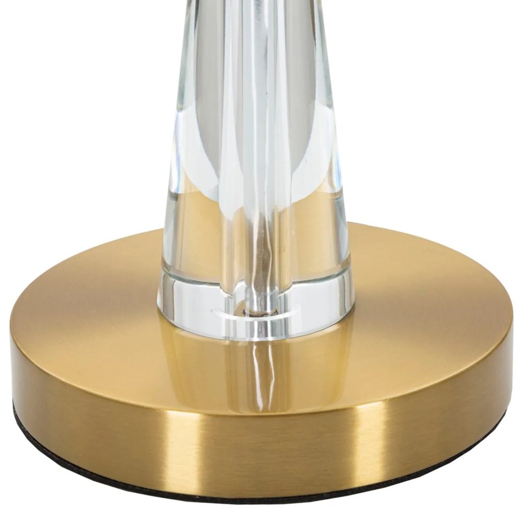 Lampada da tavolo in cristallo elegante cm ø 30x56