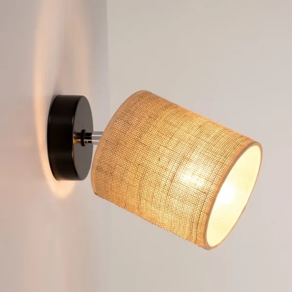 Spot-Light 56792104 - Lampada da parete JUTE 1xE27/25W/230V