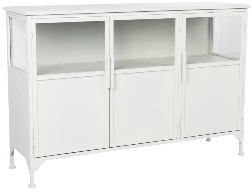 Vetrina in metallo bianco 35x80 cm Miya - White Label