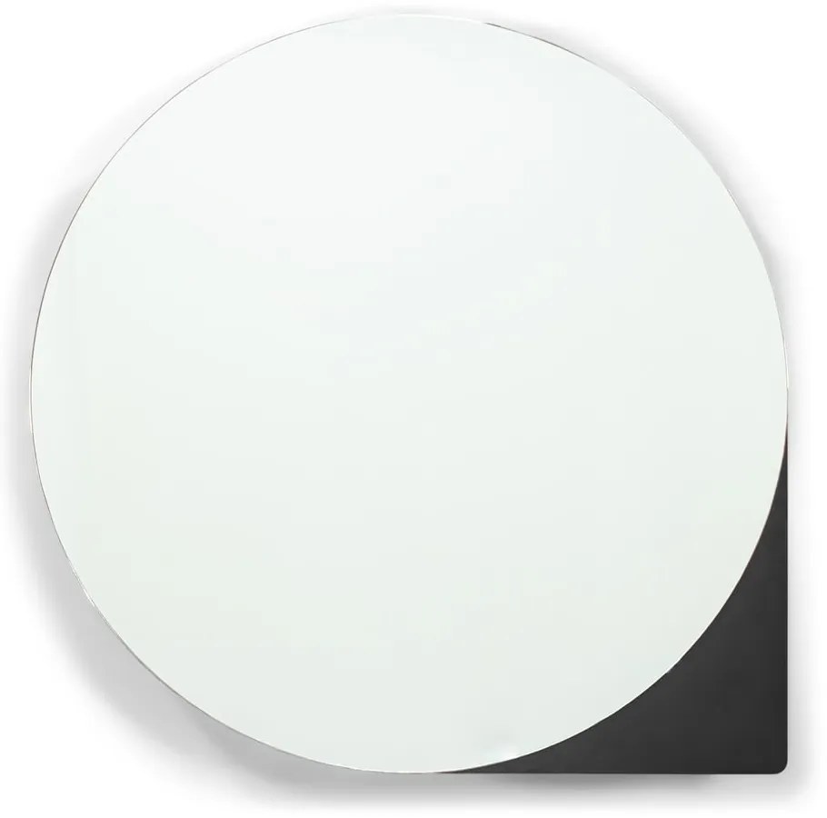 Mobile per bagno nero in metallo da appendere/con specchio 55x55 cm Sonnet – Spinder Design