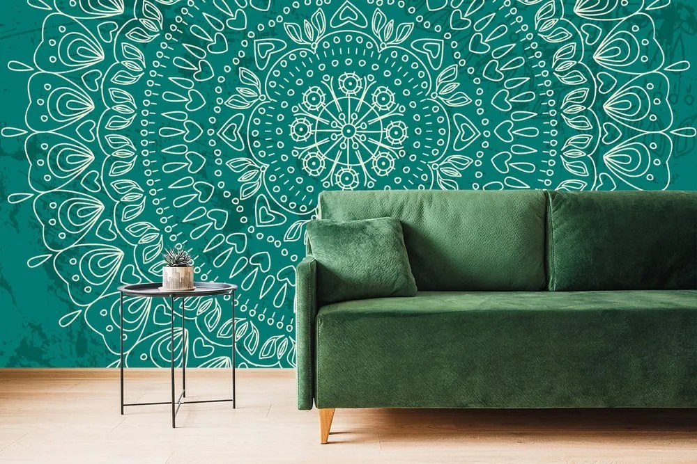Carta da parati – Mandala disegnata