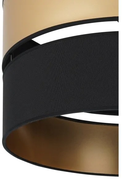 Brilagi - Lampadario a sospensione con filo ROYAL 1xE27/15W/230V diametro 40 cm nero/oro