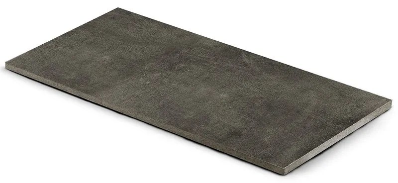 Lastra di cemento Cemento Black Rectif in gres naturale nero L 80 x L 40 cm, spessore 30 mm