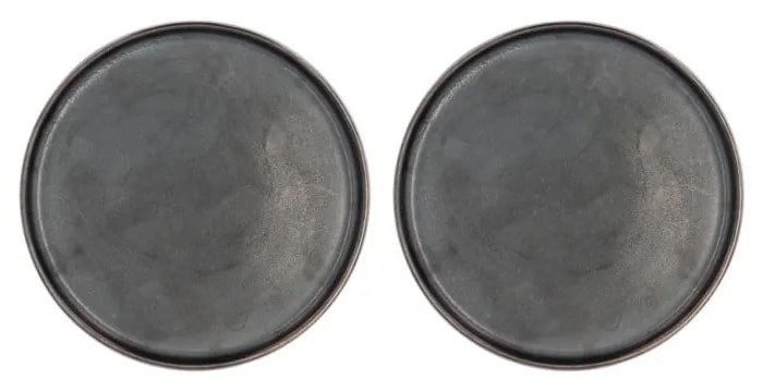 Piatti da dessert neri in set da 2 pezzi ø 20,8 cm Fjord - Villa Collection
