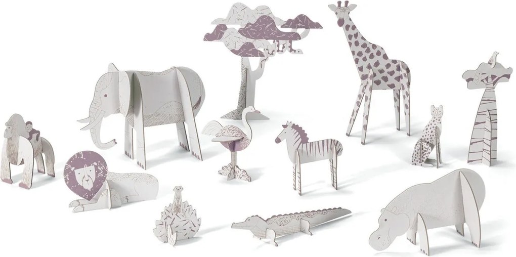 Colora, assembla e gioca – Savana