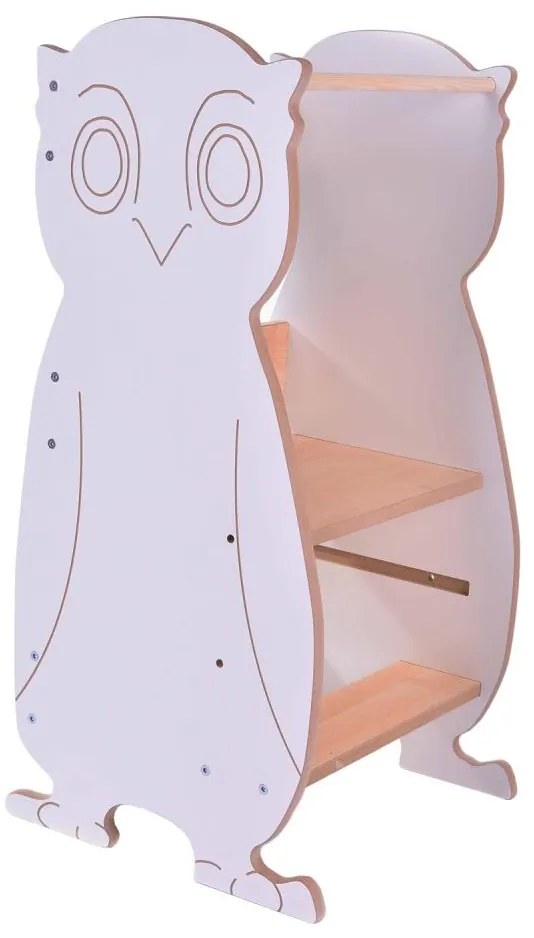 Torre didattica OWL bianco/acero