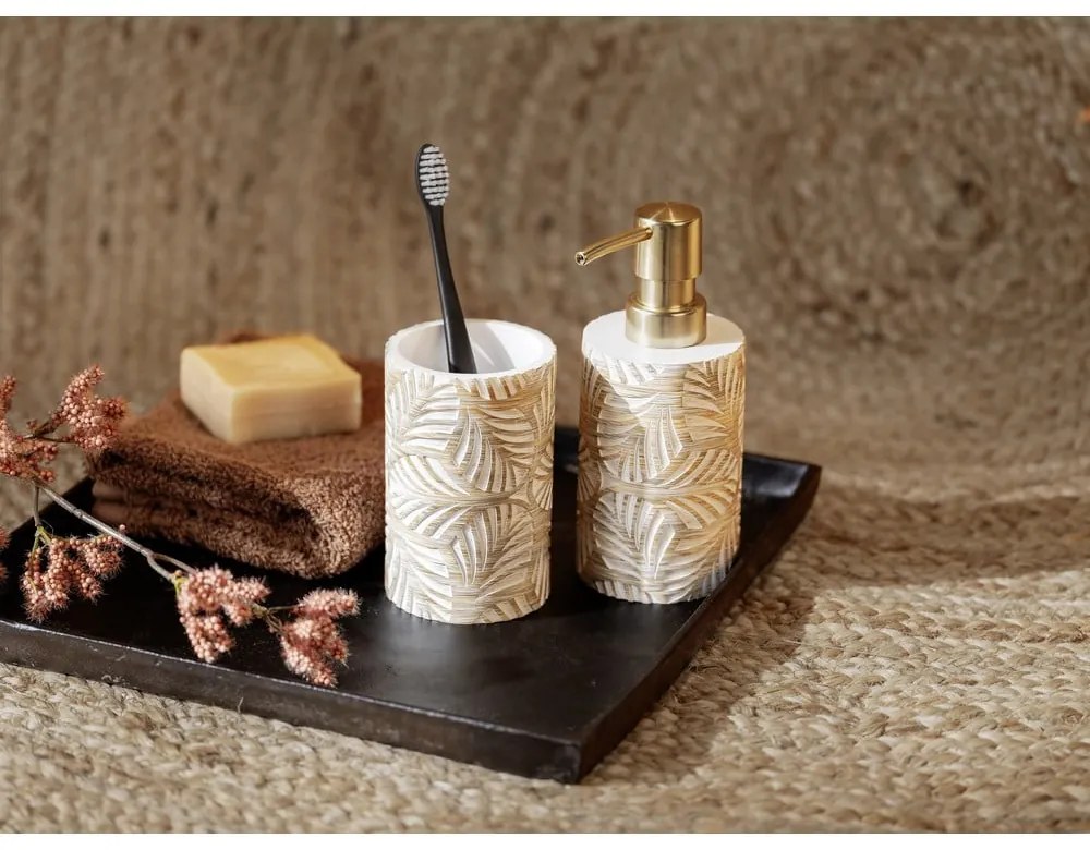 Set di accessori da bagno in poliresina beige Terralba - Wenko