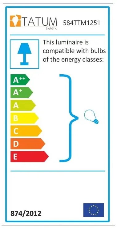 Plafoniera nera 48x95 cm Sparrow – Opviq lights