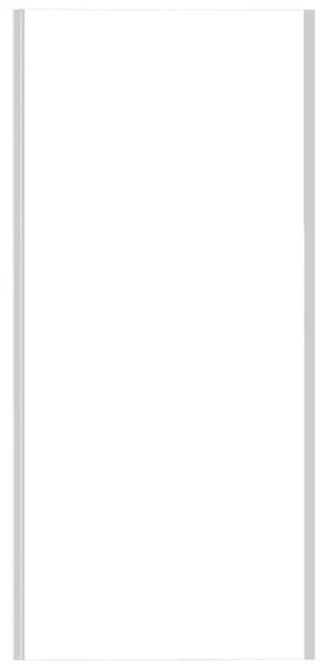 Pannello laterale per box doccia Alba L 68 x H 190cm, Sp. 6 mm vetro vetro senza finitura / trasparente profilo in inox cromato