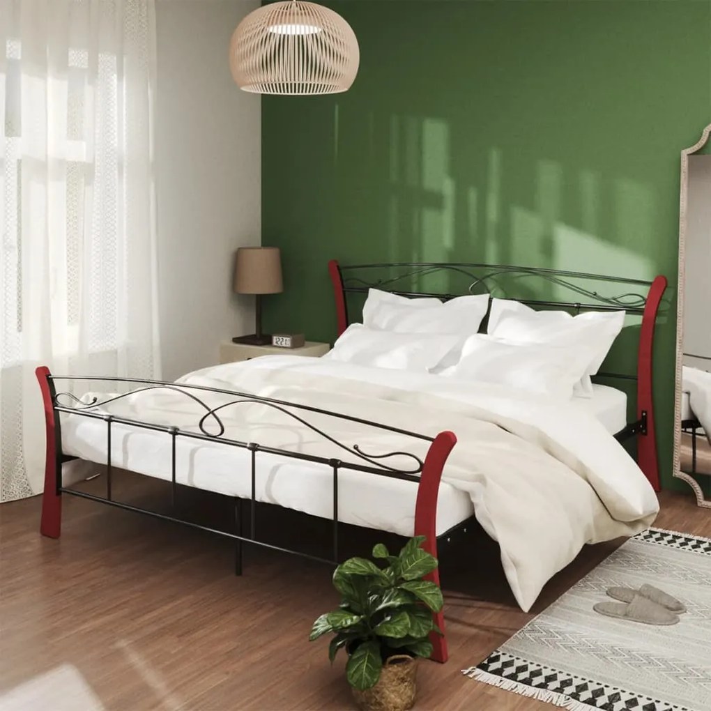 Giroletto Nero İn Metallo 140x200 Cm /