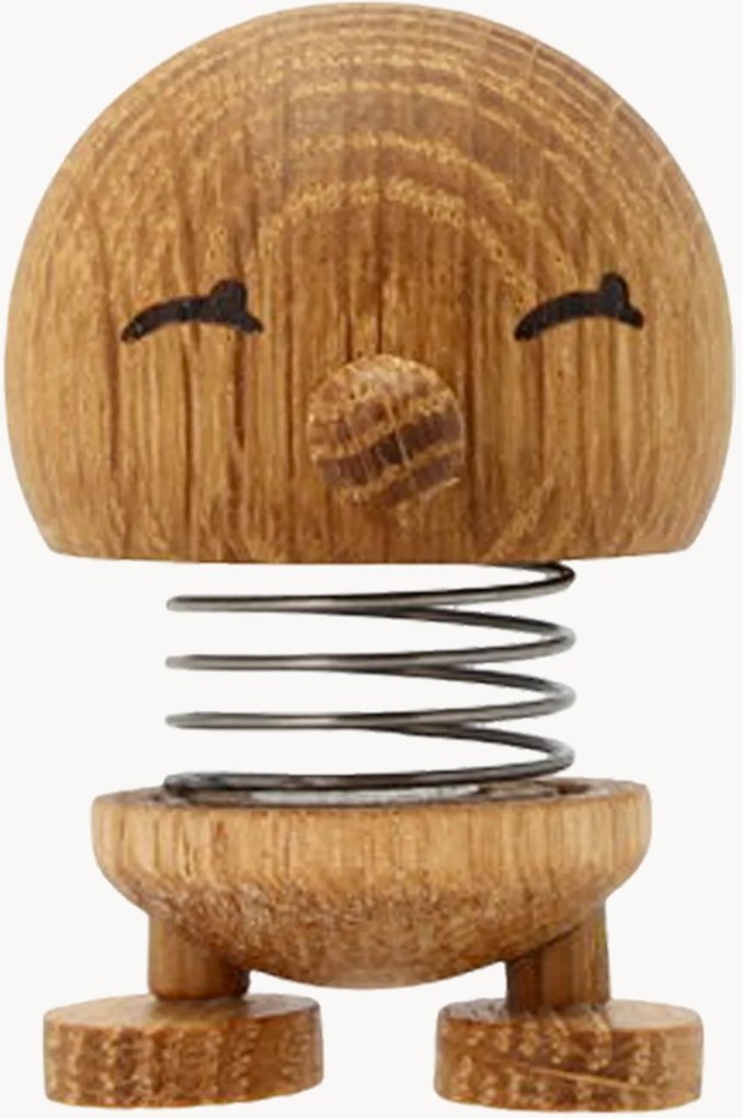 Oggetto decorativo in legno di quercia Bumble, alt. 6 cm