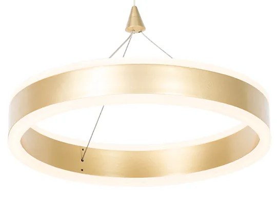 Lampada a sospensione in ottone 30 cm incl. LED dimmerabile a 3 step - Lyani