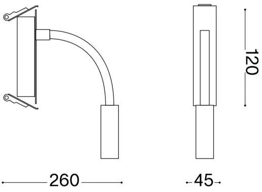 Ideal Lux - LED Flessibile piccola lampada IO LED/3W/230V CRI 90 bianco