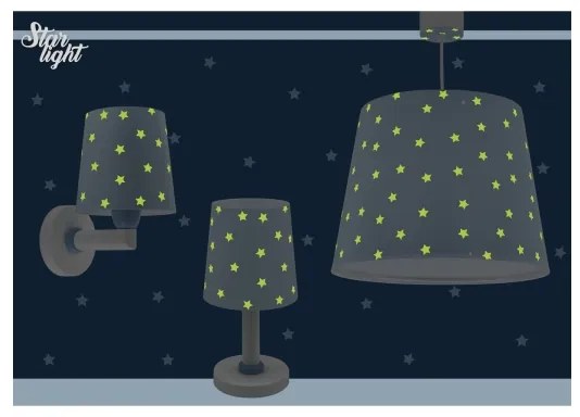 Dalber 82219T - Applique per bambini STAR LIGHT 1xE27/60W/230V blu