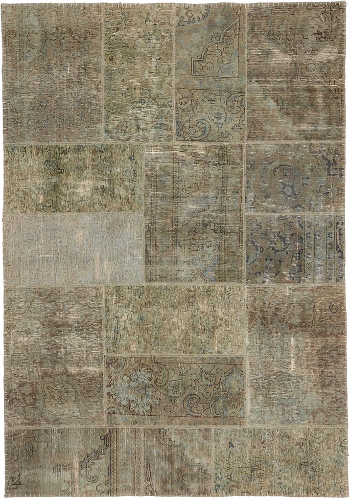 Patchwork Tappeto orientale 240x170 (Pakistan) Annodato A Mano