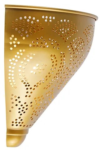 Lampada da parete orientale oro - Zayn