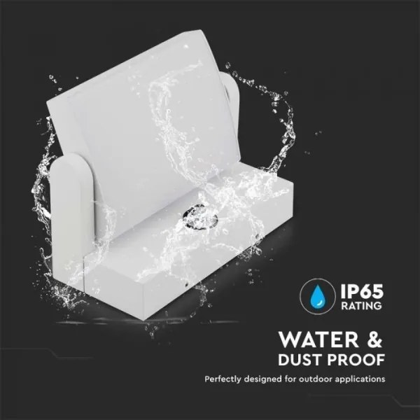 Lampada da parete per esterni LED con sensore LED/17W/230V 4000K IP65 bianco