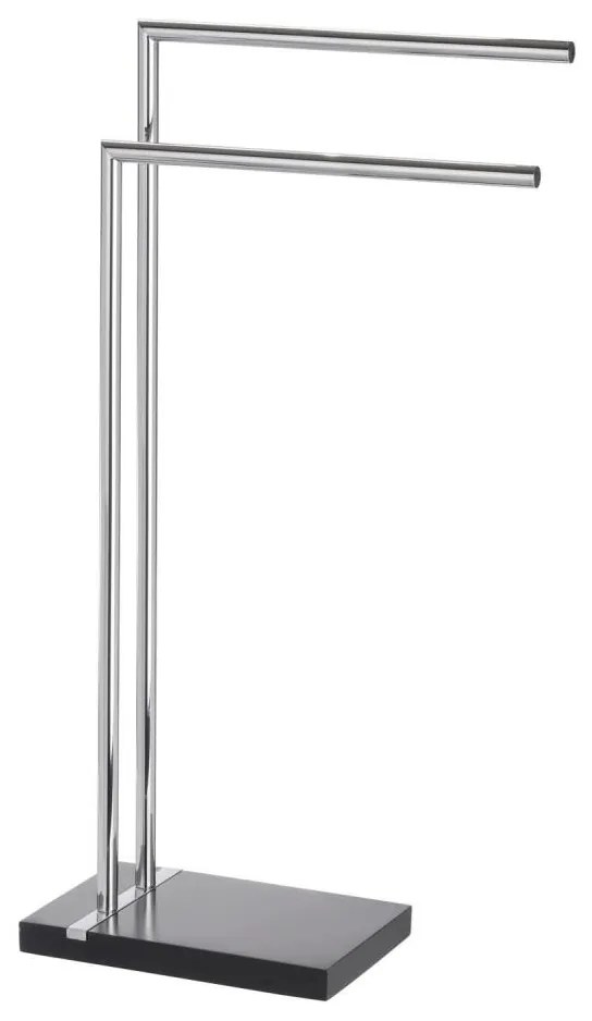 WENKO 20461100 - Porta asciugamani NOBLE 45,5x82 cm cromo/nero