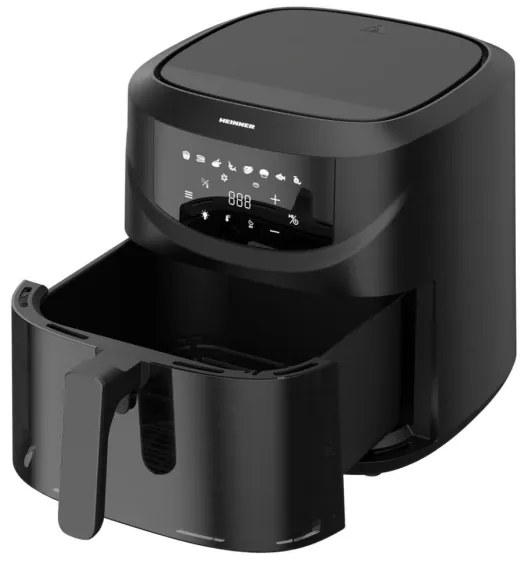 Heinner HAF-B8BK2000 - Friggitrice ad aria 7,6 l 2000W/230V nera
