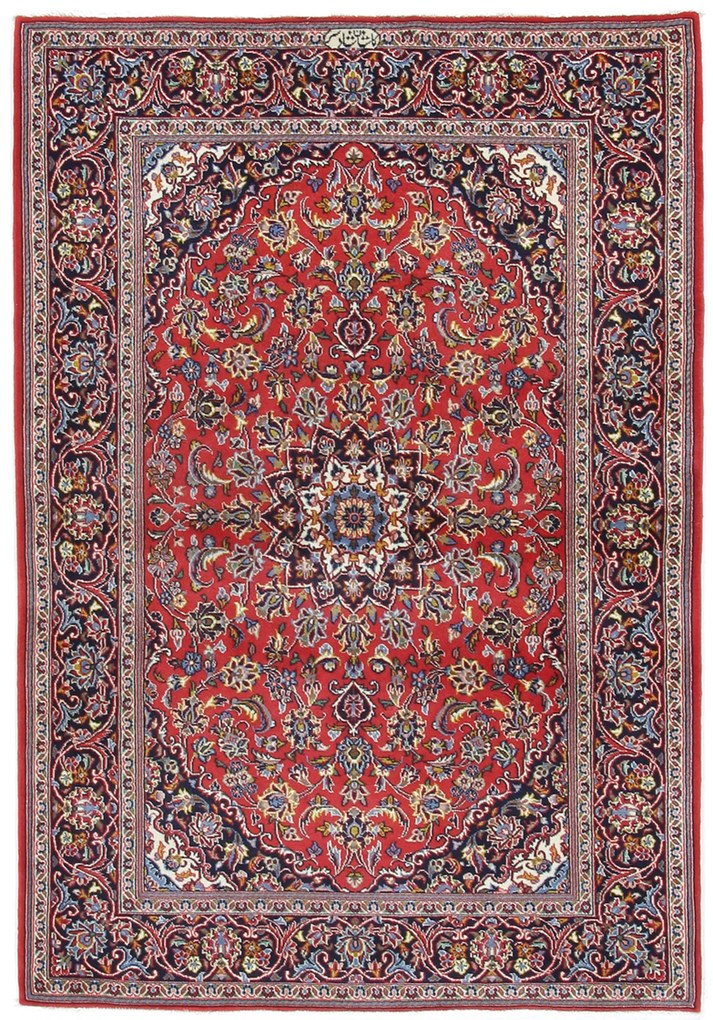 Kashan Tappeto 110 x 170 (Iran) Annodato A Mano