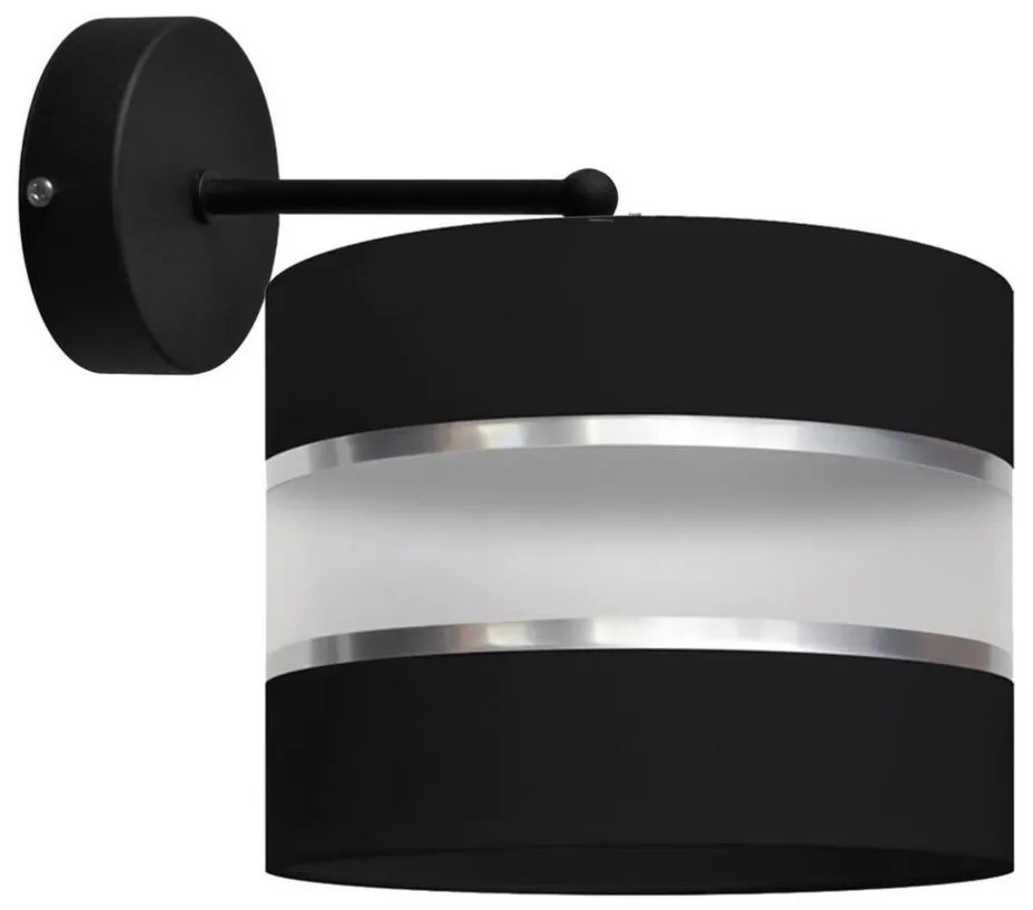 Applique HELEN 1xE27/15W/230V nera